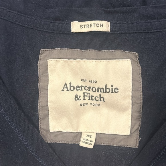 Abercrombie & Fitch Navy Tee - Picture 3 of 4